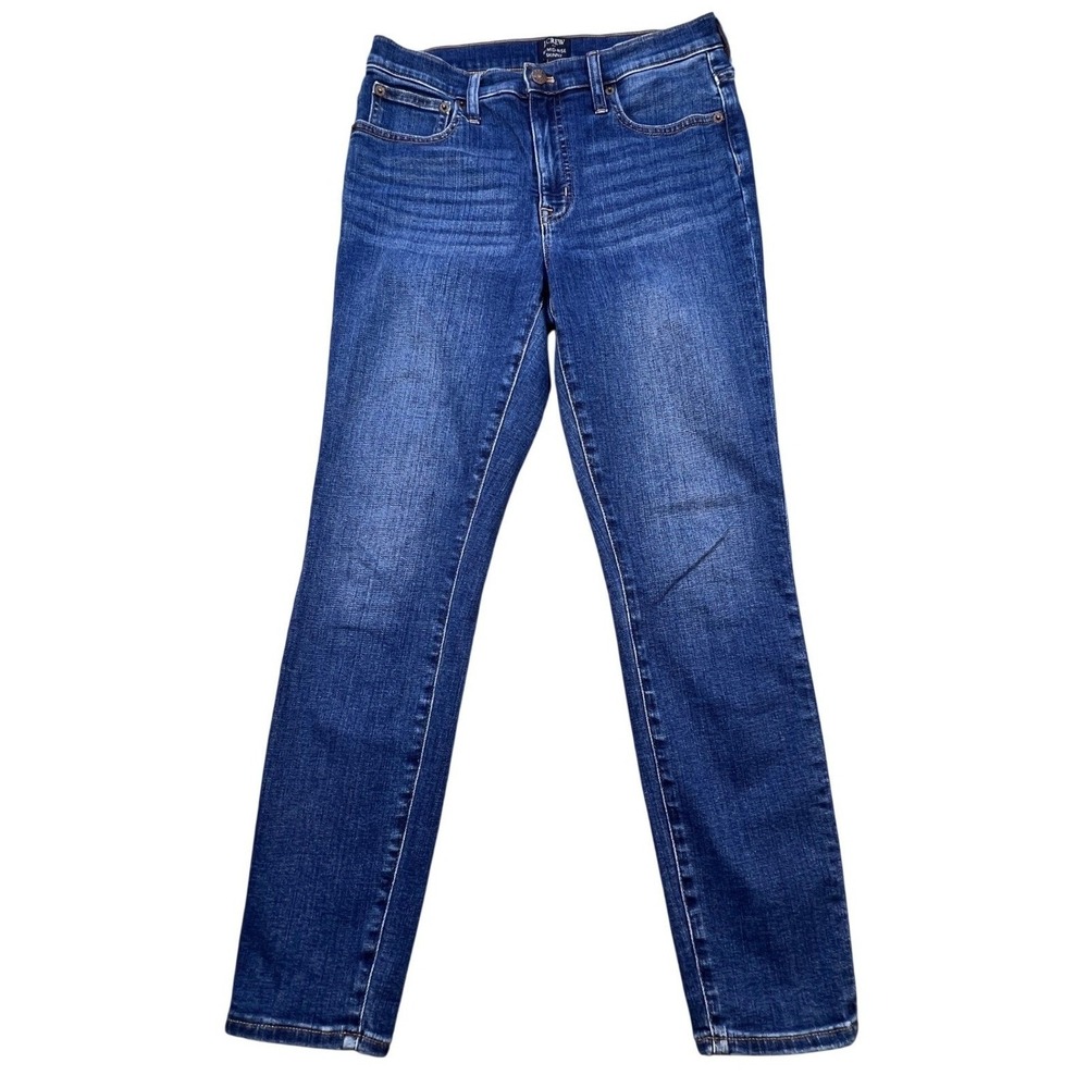 J.Crew Blue 9" Mid-Rise Skinny Jeans Women 27
